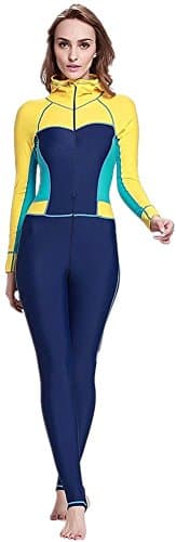 YEESAM Full Body Swimsuit Swim Suit Full Coverage Long Legs & Sleeves for Women