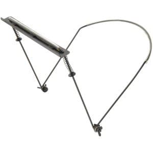 Chicago Blues Spring Loaded Hands Free Harmonica Holder, Black (HH)