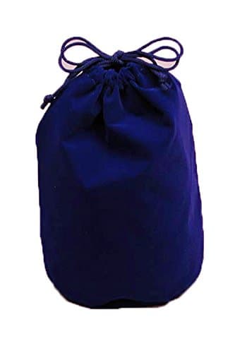Monopoly Boardgames Accessory Bag. Velour bag with Drawstring. Royal Blue