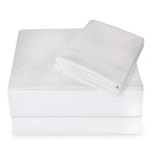 Luxury Hotel Collection 60% Cotton/40% Polyester Sheet Set - King Size - White