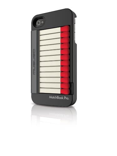 Musubo Matchbook Case for iPhone 4/4S- Black