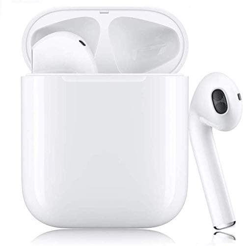 Bluetooth Headphones, Bluetooth 5.0 Wireless Earbuds, 3D Stereo 24H Playtime Wireless Sports Headset, IPX5 Waterproof, Pop-ups Auto Pairing for Apple Airpods Android/iPhone Samsung (2019NewEarbuds)