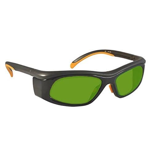Laser Safety Glasses - Alexandrite/diode/yag Filter - Black/yellow Plastic Frame - 50/33-19-142