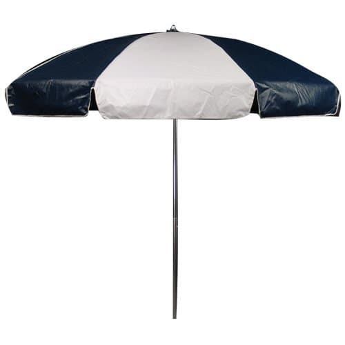 Outdoor Umbrella 6.5' Vinyl, Navy/White