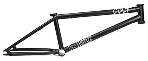 Cult 2 Short Freestyle BMX Frame (20.5" - Black)