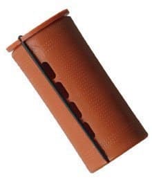 Jumbo Concave Perm Rods * Brown * 3.8cm Diameter * 6 Rods Per Bag