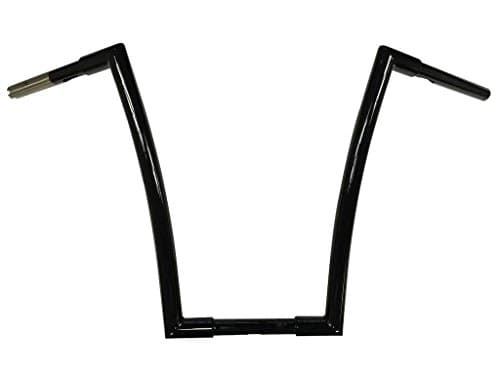 JMC Cycle - 16" Gloss Black Jmc Cycles 1.25" 4-Corners Mitered Ape Hangers - 42932