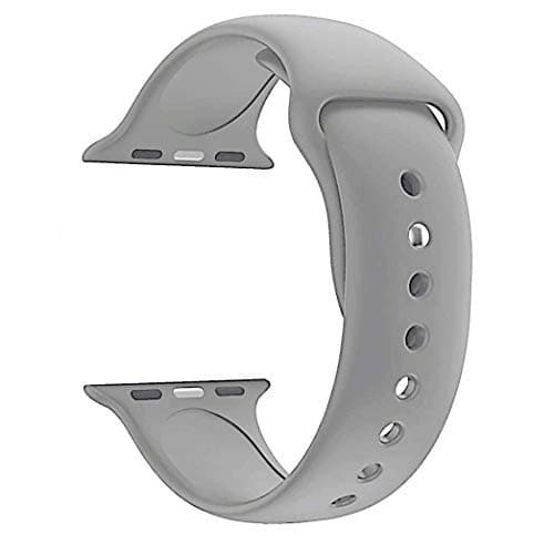 Croiky Soft Silicone Strap Compatible with Apple Watch 40 MM Series 4, Series 5, Series 6 - Grey
