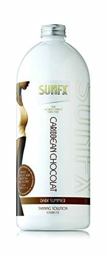 SunFX Caribbean Chocolat-Spray Tanning Solution (1L/33.8 fl oz, DARK SUMMER)