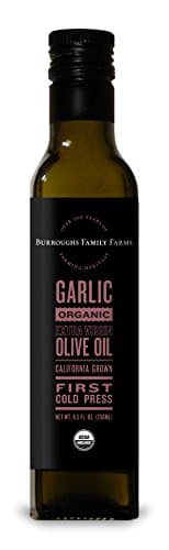 Extra Virgin Cold Pressed Organic Olive Oil - Garlic