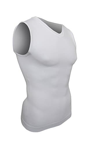 BodyShaping Gynecomastia Compression Shirt; Comfortable for Everyday Wear White Large