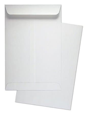 250 Cashier Depot 6" X 9" Catalog Envelopes (Open End), Sturdy 24lb., 250 Envelopes (24lb. White (Gum))