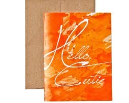 WritefullyHis Hello Cutie Note Cards