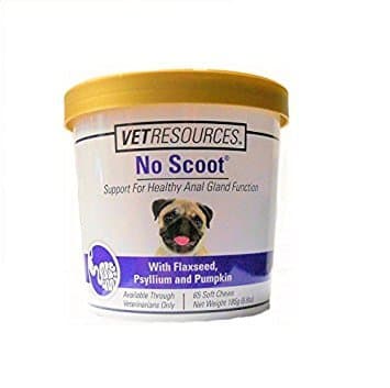 3 Pack! VetResources No Scoot Soft Chews Cup 65ct X 3 Cups (195 Chews Total) Support for Healthy Anal Gland Function