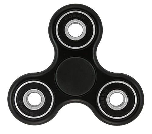 AmanStino Hand Spinner Fidget Spinner Smooth Surface Finish Ultra Durable Finger Toy Black