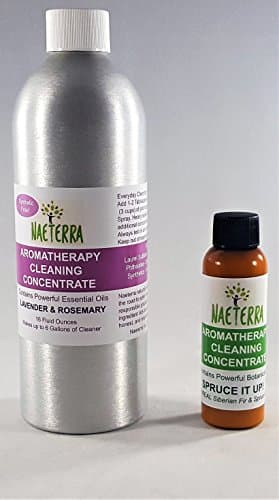 Naeterra Lavender-Rosemary Aromatherapy Cleaning Concentrate - Plus 2 Oz Sample of Spruce it UP! Aromatherapy Cleaning Concentrate