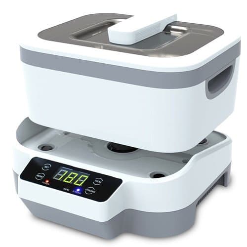 Ultrasonic Cleaner with Unique Removable Big Water Tank,Strong/Weak Cleaning Mode Design for Cleaning Eyeglasses, Watches, Rings, Necklaces, Coins, Razors, Dentures, Combs, Gun Parts, Instruments