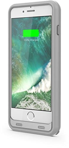 Powercases Battery Case for iPhone 6 / 6S / 7 3100 mAh Capacity Power Bank Charging Protection Bumper New Design (Silver)