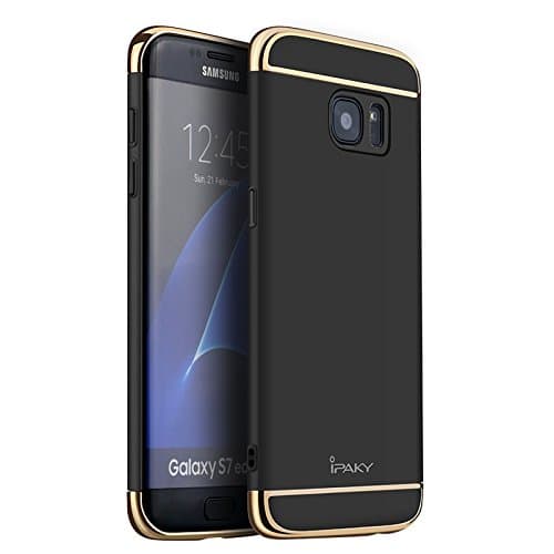 Galaxy S7 Case - JOYONE iPaky 3in1 Ultra Thin Matte Surface Protective Case with Electroplate Frame for Samsung Galaxy S7 (BLACK)