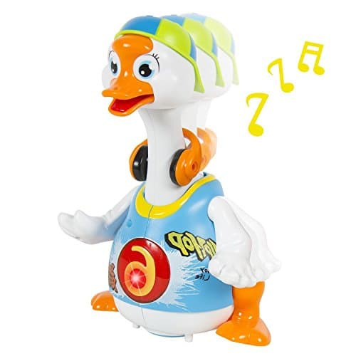 ToyZe® Battery Powered Dancing Goose, Kids Development Toy, with Lights and Music (18m+)