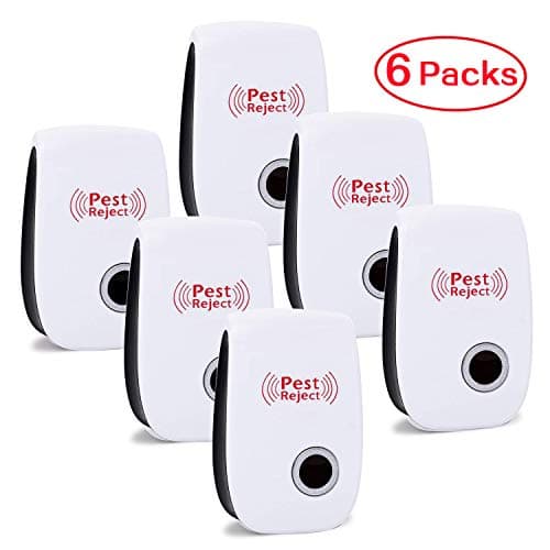 Ultrasonic Electronic Pest Repeller - Electronic Pest Control Plug in-Pest Repeller for Insect - Mice, Roaches, Bugs, Fleas, Mosquitoes, Spiders