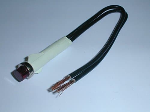 971-604X-93WRN Pilot Light 28V 40ma Red 5/16" Mounting Hole (1 piece)