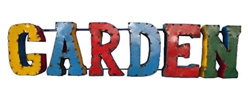 Rustic Arrow Garden with Rebar for Decor, 2 by 45.5 by 12-Inch, Multicolor