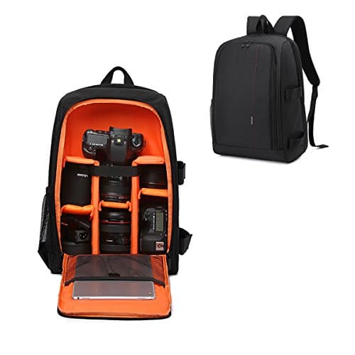 La Desire Multifunction DSLR SLR Camera Backpack Tablet Laptop Video Padded Bag Waterproof for Nikon,Canon, Sony, Olympus, Samsung, Panasonic, Pentax Cameras,Lens and Accessories