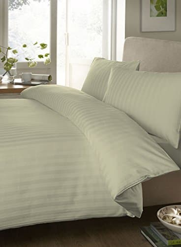 NILE BED LINENS Egyptian Cotton Sheet Set 800 Thread Count Stripe ( Twin Xl, Beige )