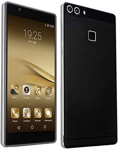 NeoMan SIM-Free Mobile Phones, Unlocked P9+ Android GO 3G Smartphone with 6.0 Inch HD IPS Display, 3200mAh Big battery,1GB RAM+ 8GB ROM Quad-core, Dual SIM Dual Cameras (P9+ Black)
