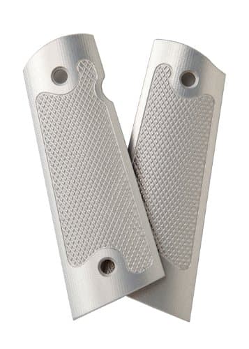 Alumagrips Standard Checkering Magwell Grip, Clear, Fullsize