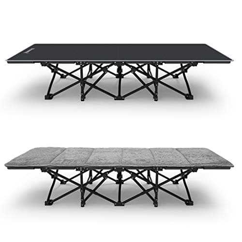 Niceway Oxford Portable Folding Bed Camping Cot with Storage Bag, Strong Stable Collapsible Folding Camping Cot Great for Camping, Traveling and Home Lounging