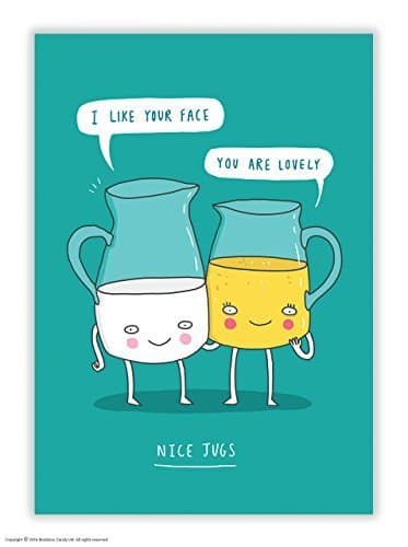 Funny Humorous 'Nice Jugs' Novelty Postcard