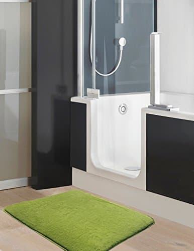 Soft Memory Foam Bathroom Mat - Non Slip Bath Mat (20"x30", Green)