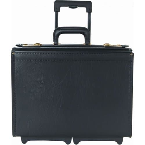 Korchmar Leather 20 in. Vinyl Wheeled Catalog Case