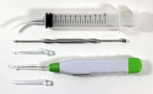 Tonsil Stone Remover Kit w/ LED Light + Irrigation Syringe + Premium Stainless Steel Tool by OrthoBands