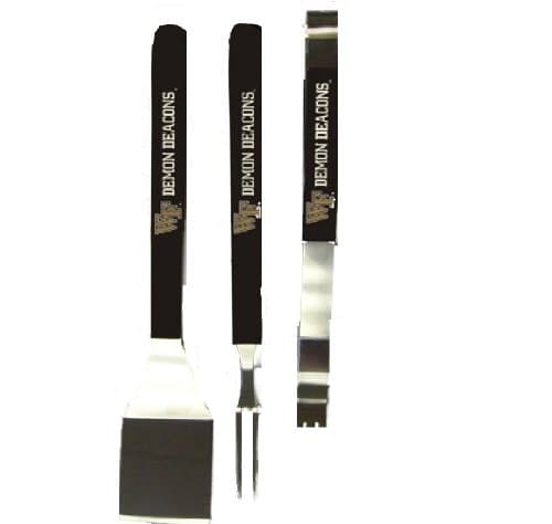 Grill Topper GT-TOOLS-WAK Wake Forest 3-Piece BBQ Tools