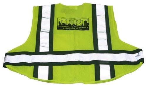 CERT 5-Point Breakaway Mesh Safety Vest - EMS Rated, size: Medium - X-Large