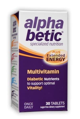 alpha betic Once-Daily Multi-Vitamin Supplement, 30 Tablets by Alpha Betic