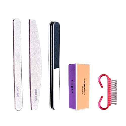 5pcs Nail Buffer File Block Set Salon Polish Sanding Pedicure Manicure Tool