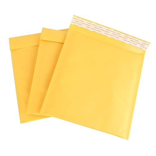 Becota Padded Envelopes Kraft Bubble Mailers Bubble Envelopes (#0 6.5"x10", 50 pcs)