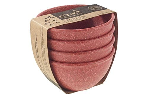 10 oz. Bowl Set, Red,1 pack of 4 bowls