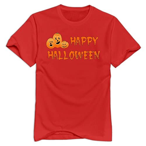 Happy Halloween Quotes Men Cotton Tshirt