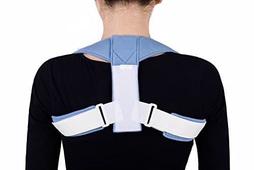 DeepCamp Back Posture Corrector Adjustable Clavicle Brace Comfortable Correct Shoulder Posture Support Strap for Women Men Improve Posture Correction Computer Sitting Work Prevents Slouching