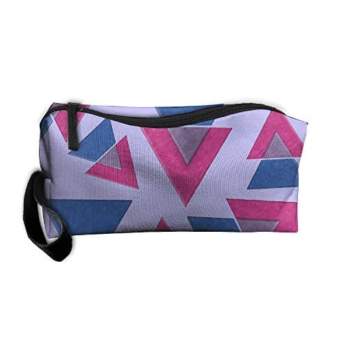 Bisexual Pride Triangles Flag Funny 3D Print Women's Large Volume Make-up Receive Bag Funny Handbag