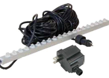 ProEco White LED 11" inch Weir Light Strips for Waterfall Spillways