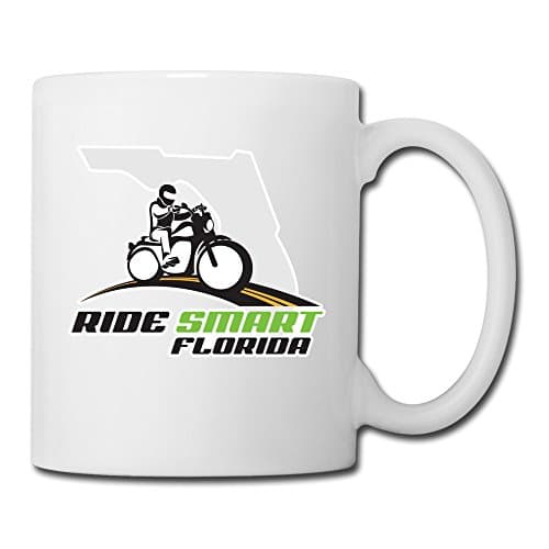 White Ride Smart Florida Sab04Fl Ceramic Mug Cup 11oz Unisex Printed On Both Sides