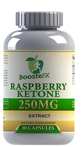 BoosteFX Premium Raspberry Ketone 250mg - With 99% Raspberry Ketone Extract - For Weight Loss and Breakdown of Fats, Order Now! (30 Capsules)