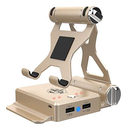 Gaming Keyboard GameSir X1 BattleDock Keyboard-Mouse-Converter Bluetooth Gamepad for FPS Mobile Game Like PUBG COD AOV FreeFire (Color : Only Golden X1)