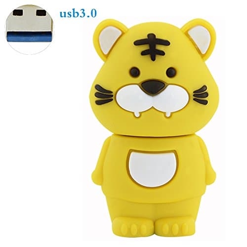 Funnyusb 32GB USB 3.0 Flash Drive Super Speed 12 Chinese Zodiac Animal Tiger Shape Pendrive Memory Flash Stick Drive Thumb Stick Cartoon Pendrive
